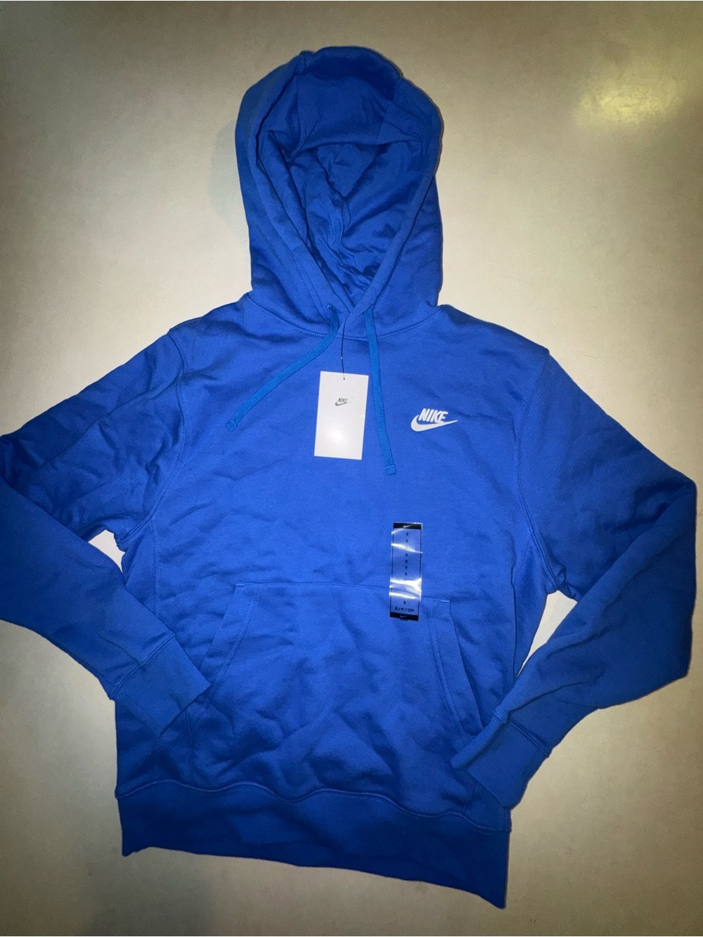 NWT Nike Hoodie Mens Small S Royal Blue